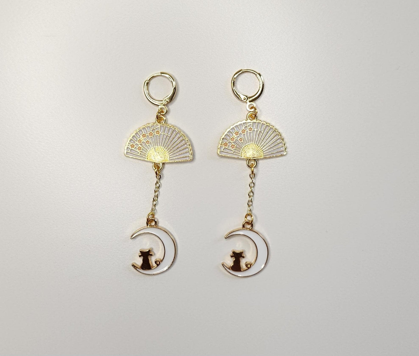 HANDMADE Sailor Moon Inspired Huggie Hoop Dangle Earring