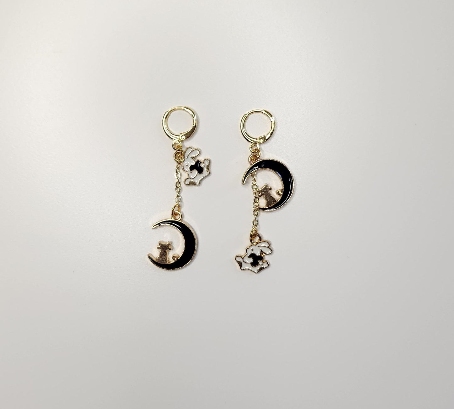 HANDMADE Sailor Moon Inspired Huggie Hoop Dangle Earring