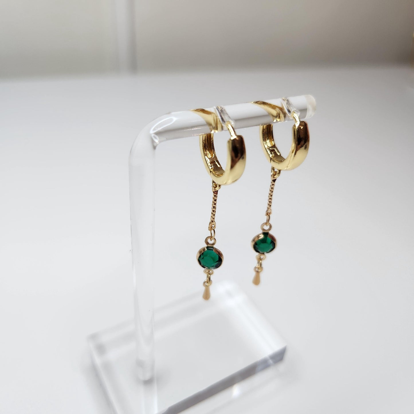 Handmade Green necklace, bracelet and earrings set, mothers day gift