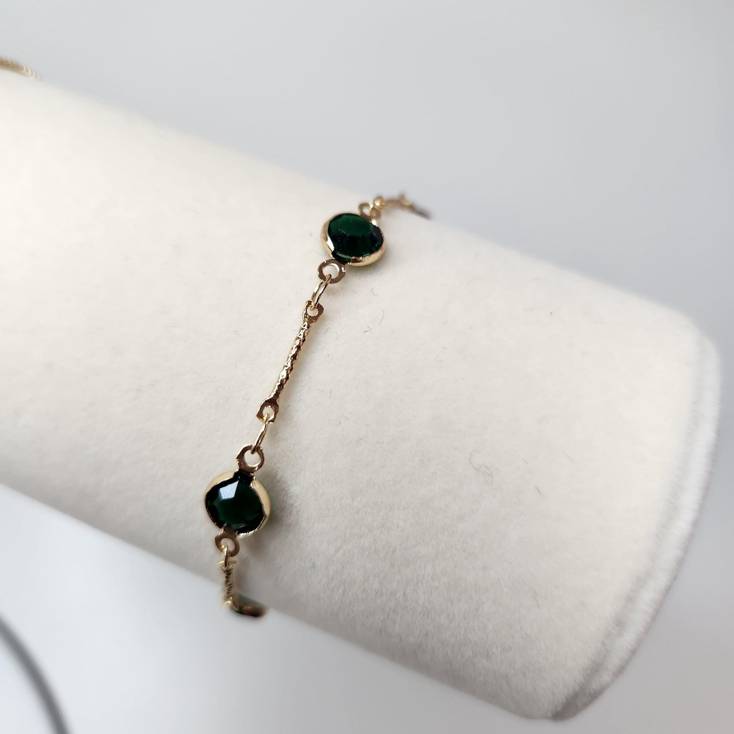 Handmade Green necklace, bracelet and earrings set, mothers day gift