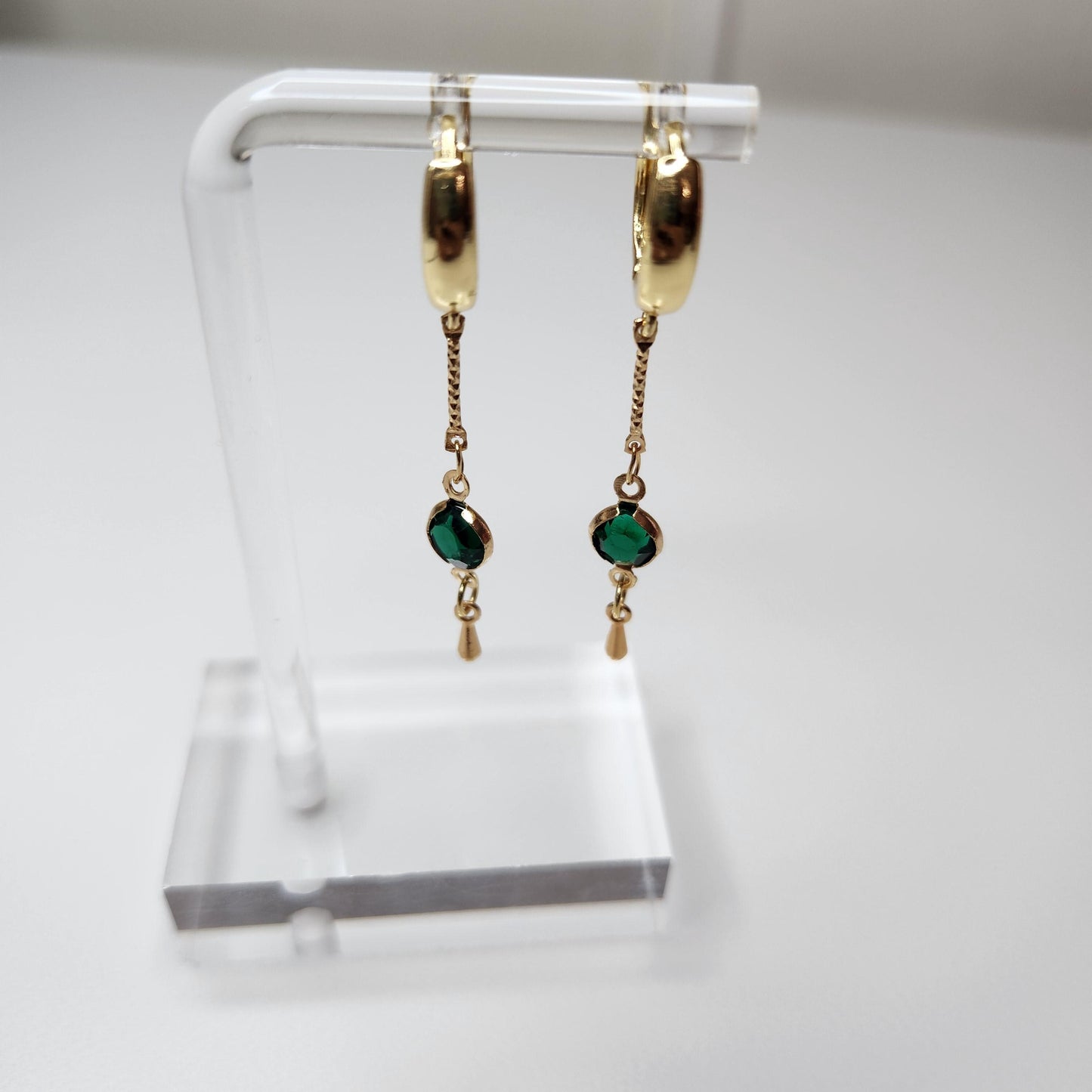 Handmade Green necklace, bracelet and earrings set, mothers day gift