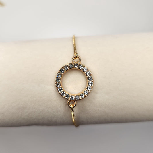 Handmade circle adjustable bracelet