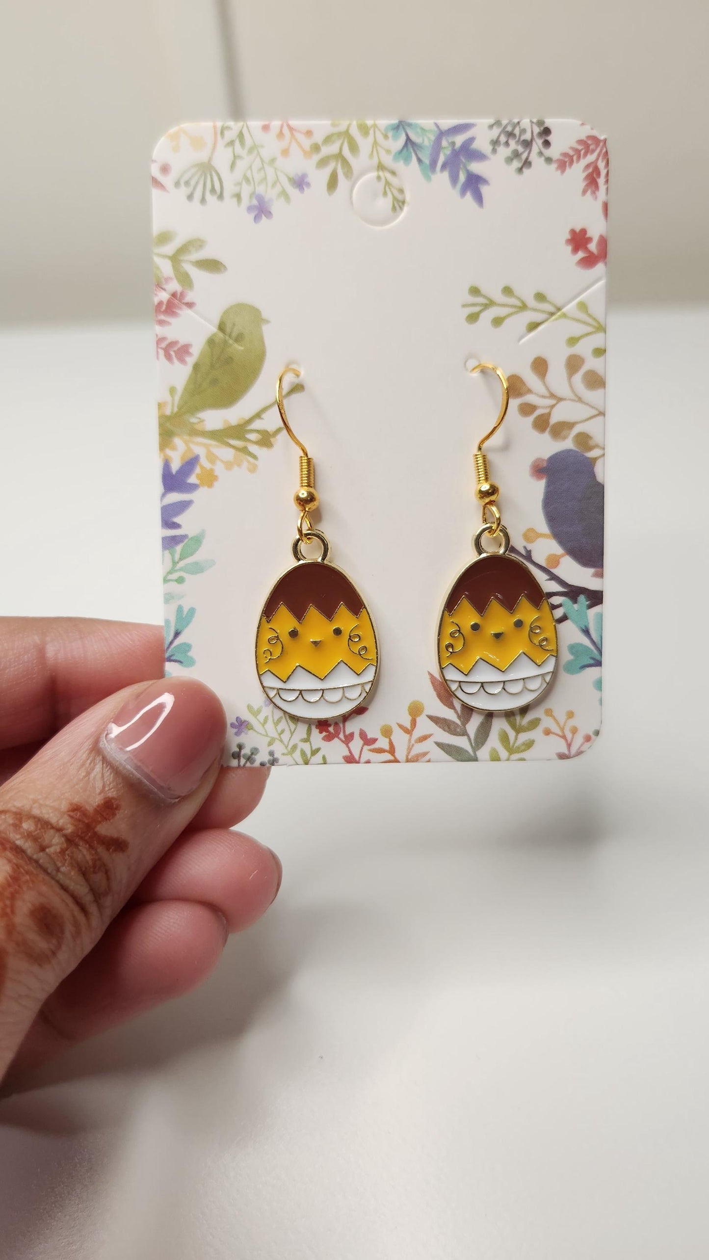 HANDMADE Easter Egg Dangle Earrings