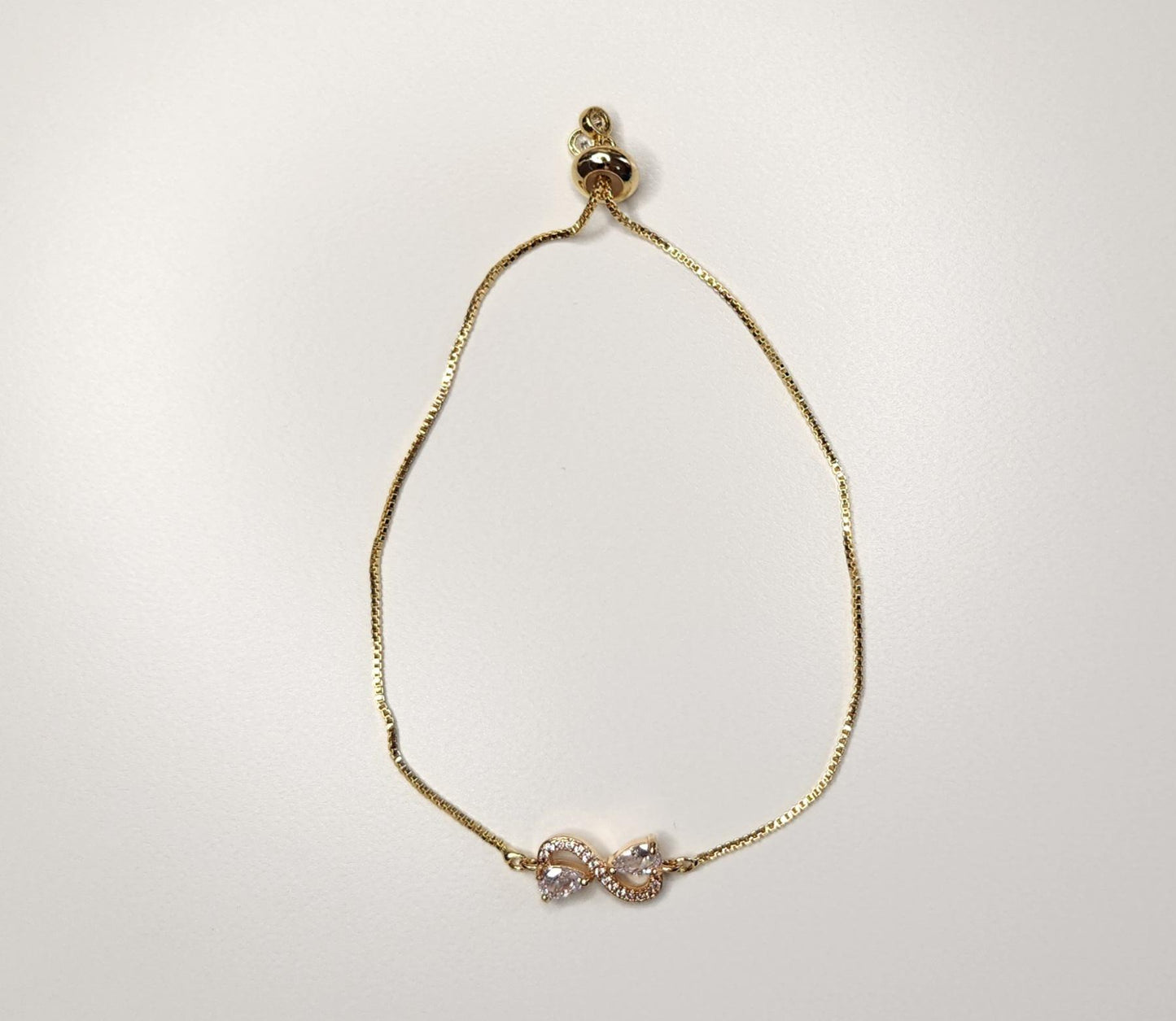 Handmade infinity adjustable bracelet