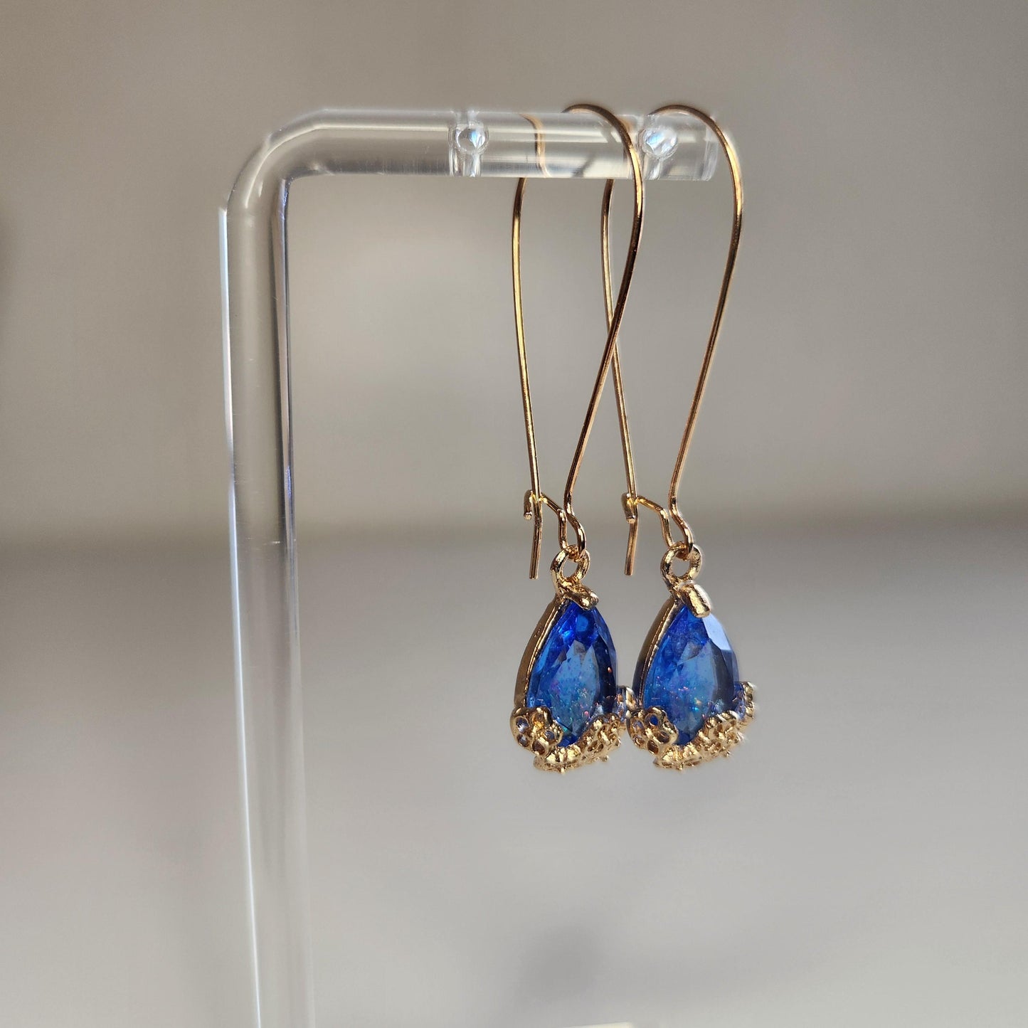 HANDMADE Dangle Gem Earrings